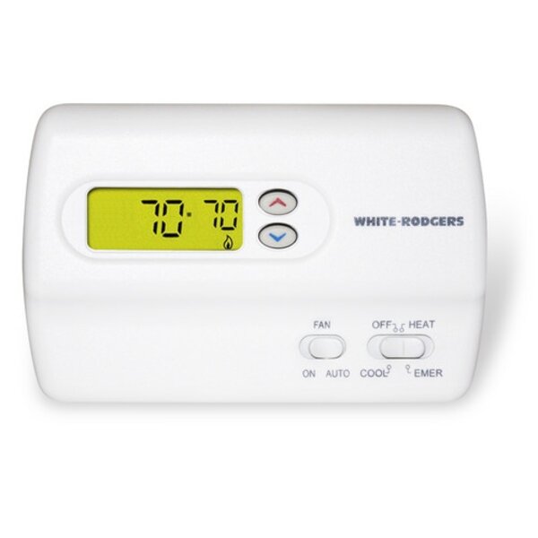 White-Rodgers 1F89-211 Classic 80 Series™ Non-Programmable Thermostat Side View