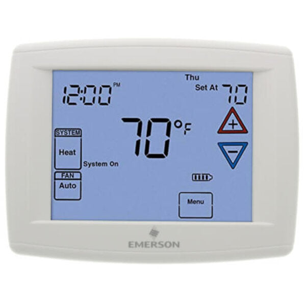 White-Rodgers 1F95-1277 Blue 12™ Universal Touchscreen Thermostat Side View