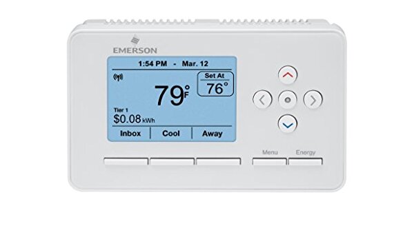 White-Rodgers EE542-1Z Smart Energy Thermostat and Energy Monitor Side View