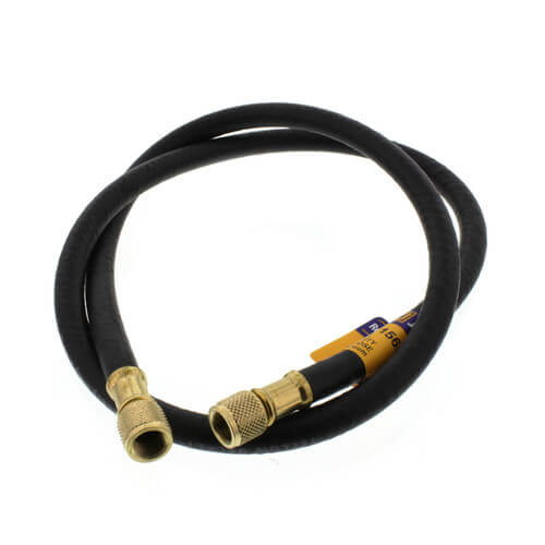 Yellow Jacket Heavy-Duty Vacuum/Charging Hose with Standard Fittings Front View
