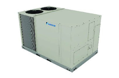 Daikin 7-1/2 Ton Cooling; 168,000 BTU Heating - Packaged Furnace + Heat Pump Unit; 12.7 SEER; 80% AFUE Goodman 3 to 3.5 Ton Evaporator Coil; Upflow/Downflow; Uncased A Coil; 23" Width